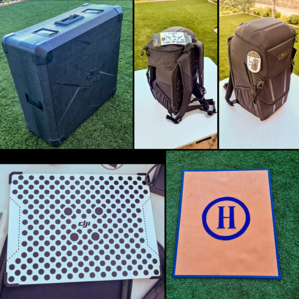 Caja Original, 1 Mochila Específica de Inspire 2, Tabla Graduadora + Gran Pad de Aterrizaje